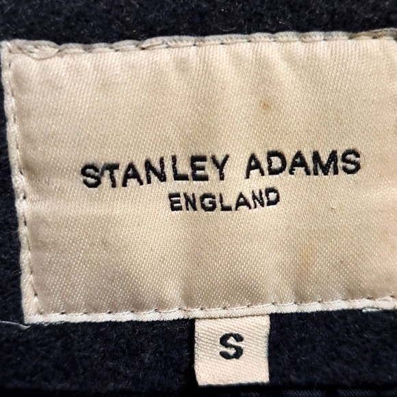 Stanley Adam's Dark Gray Wool Blend Hooded Business/Casual Coat. Size Small - Picture 10 of 11